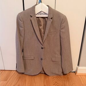 Slim Topman Tan Men's 2pc suit